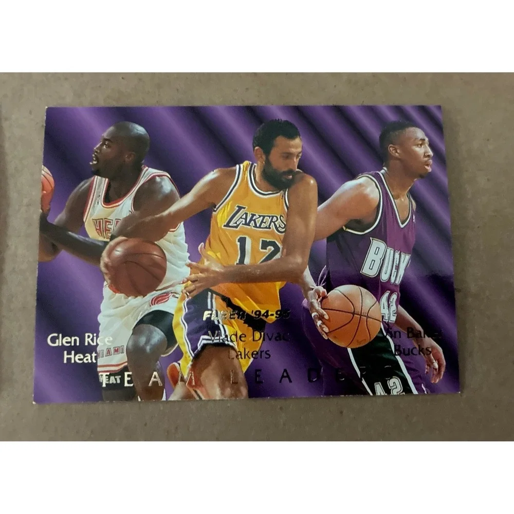 94-95 Fleer Team Leaders Series  Complete Set Of 9 / ONeal, Pippen, Miller‎
